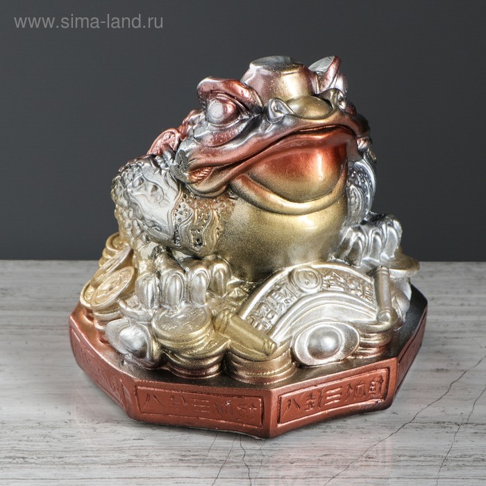 Копилка "Жаба", глянец, бронзовый цвет, 18 см, микс
Копилка "Жаба", глянец, бронзовый цвет, 18 см, микс