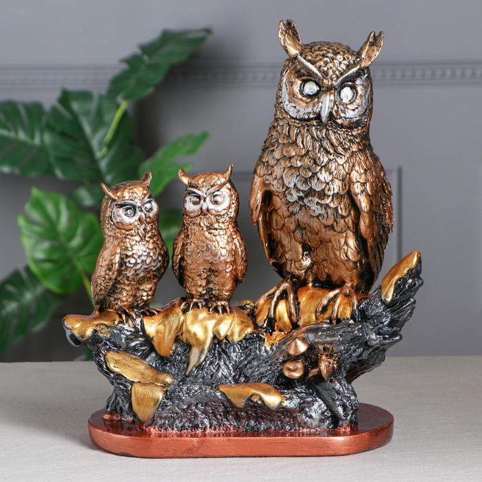 Копилка "Сова семья", бронзовый цвет, 37 см
Копилка "Сова семья", бронзовый цвет, 37 см