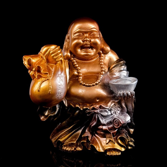 Копилка "Хотэй с мешком", глянец, золотистая, гипс, 30 см
Копилка "Хотэй с мешком", глянец, золотистая, гипс, 30 см