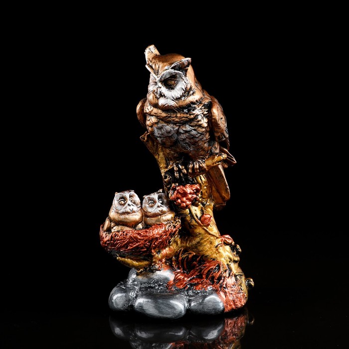 Статуэтка "Сова с гнездом", бронза, гипс, 26 см
Статуэтка "Сова с гнездом", бронза, гипс, 26 см