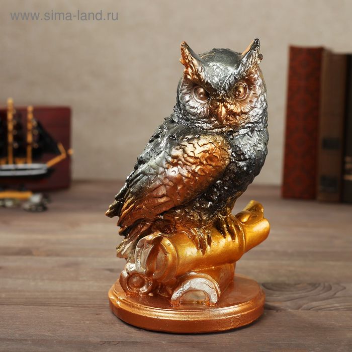 Копилка "Сова", бронзовый цвет, 23 см, микс
Копилка "Сова", бронзовый цвет, 23 см, микс