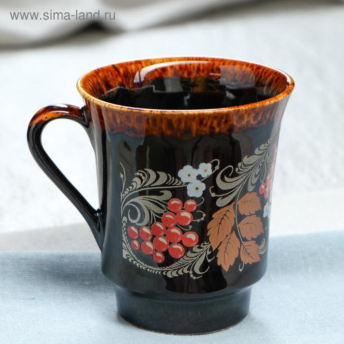 Кружка "Цветы", коричневая, керамика, 0.35 л, микс
Кружка "Цветы", коричневая, керамика, 0.35 л, микс
