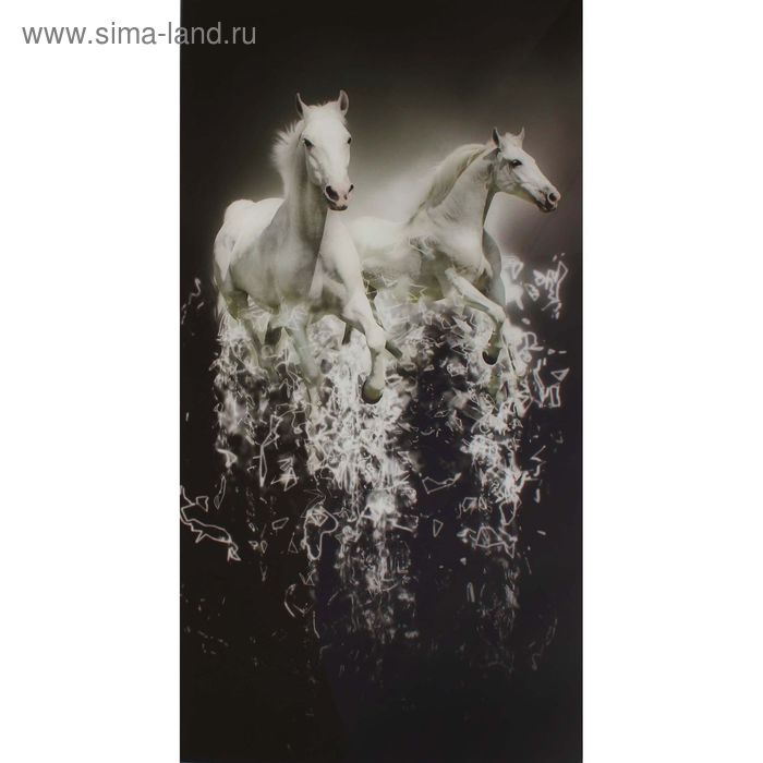 Картина на стекле "Конь" 100*50см 
Картина на стекле "Конь" 100*50см