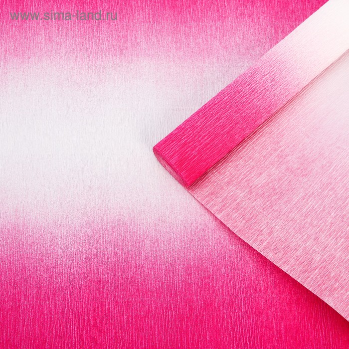 Бумага гофрированная, 600/1 "Бело-малиновая", 0,5 х 2,5 м
Бумага гофрированная, 600/1 "Бело-малиновая", 0,5 х 2,5 м