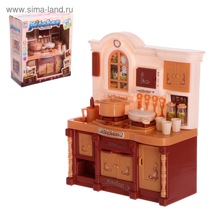 Набор игровой «Кухня Фурор» с аксессуарами, световые и звуковые эффекты
Набор игровой «Кухня Фурор» с аксессуарами, световые и звуковые эффекты