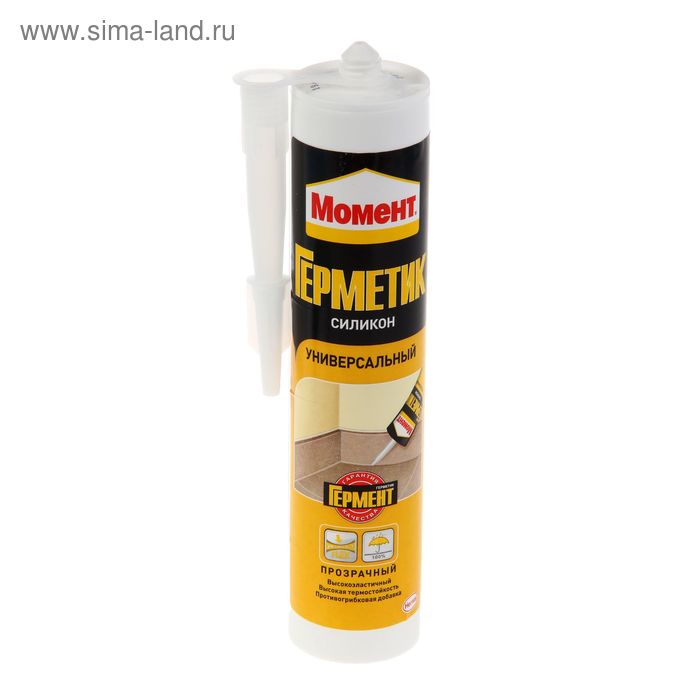 Герметик силиконовый "Момент", универсальный, прозрачный, 280 мл
Герметик силиконовый "Момент", универсальный, прозрачный, 280 мл