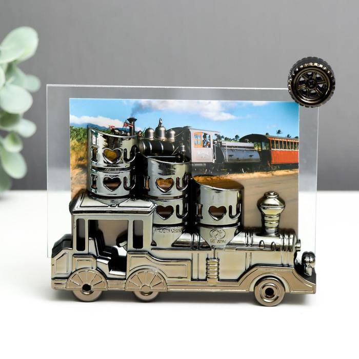 Фоторамка пластик 10х15 см "Паровоз" 14,5х4,5х13 см
Фоторамка пластик 10х15 см "Паровоз" 14,5х4,5х13 см