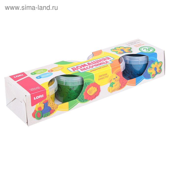 Набор "Радужный песок", 4 цвета по 140 г + формочка
Набор "Радужный песок", 4 цвета по 140 г + формочка