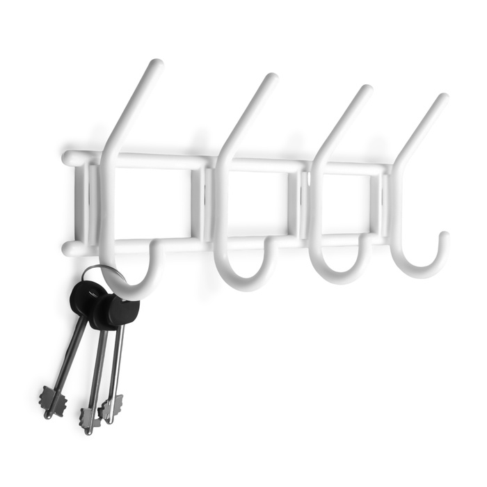 фото Крючок-вешалка, четырехрожковый металлист