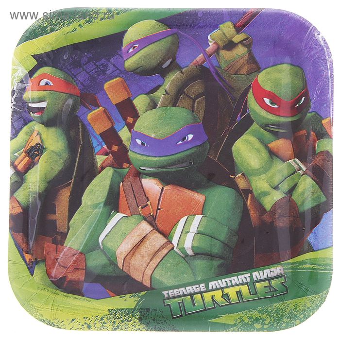 Набор тарелок «Черепашки-Ниндзя», 17 см, 8 шт.
Набор тарелок «Черепашки-Ниндзя», 17 см, 8 шт.