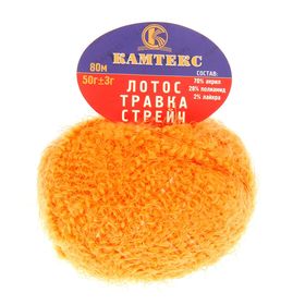 Пряжа "Лотос травка стрейч" 70% акрил, 28% полиамид, 2% лайкра 80м/50гр (035, оранж)
Пряжа "Лотос травка стрейч" 70% акрил, 28% полиамид, 2% лайкра 80м/50гр (035, оранж)