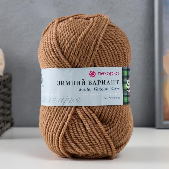 Пряжа "Зимний вариант" 95% имп.шерсть, 5% акрил объёмный 100м/100гр (412-Верблюжий)
Пряжа "Зимний вариант" 95% имп.шерсть, 5% акрил объёмный 100м/100гр (412-Верблюжий)