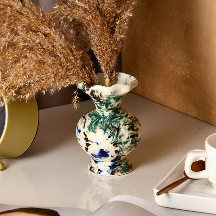 Ваза керамика настольная "Фонтан", 12,5 см, микс
Ваза керамика настольная "Фонтан", 12,5 см, микс