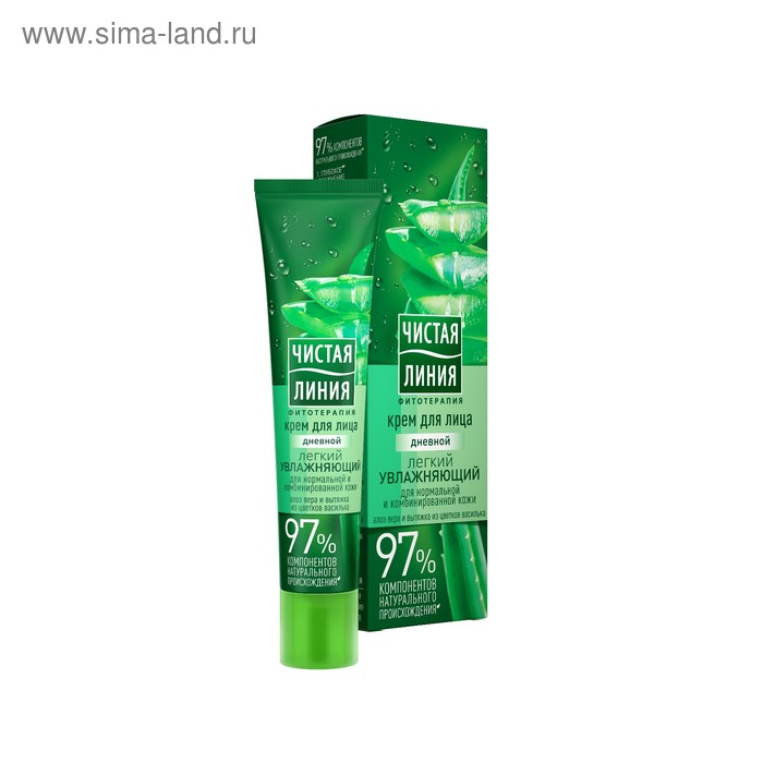 Дневной крем для лица Чистая линия «Увлажняющий», 40 мл
Дневной крем для лица Чистая линия «Увлажняющий», 40 мл