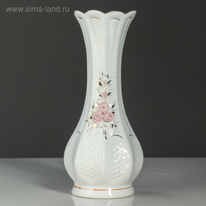 Ваза керамика настольная "Луковица", лепка, белая, 27 см, микс
Ваза керамика настольная "Луковица", лепка, белая, 27 см, микс