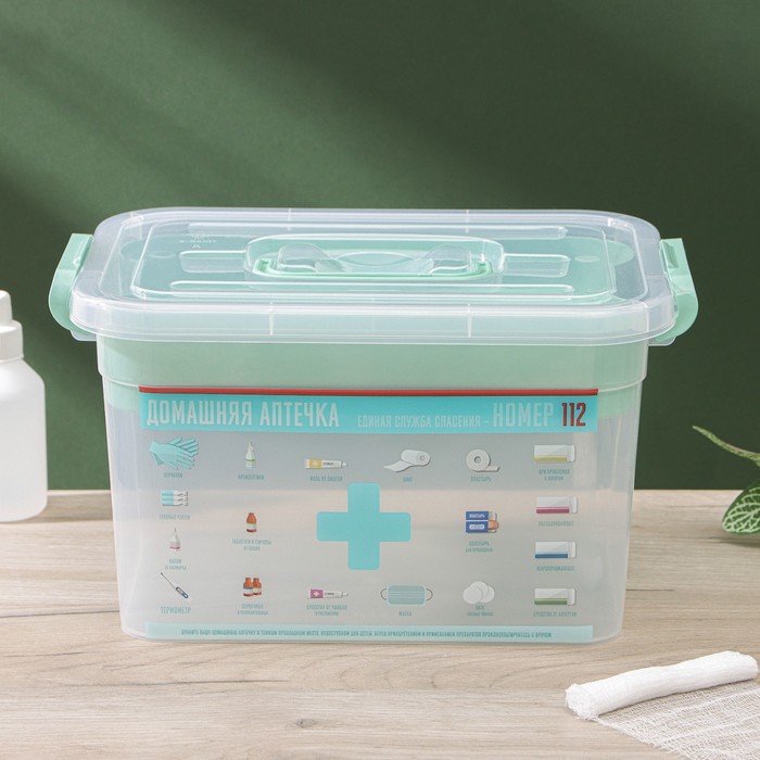 Аптечка с вкладышем «Домашний доктор», 6,5 л, цвет МИКС
Аптечка с вкладышем «Домашний доктор», 6,5 л, цвет МИКС