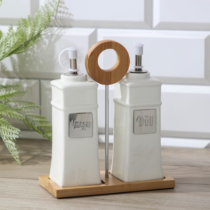 Набор для соусов и масел на деревянной подставке «Эстет», 220 мл, 2 шт
Набор для соусов и масел на деревянной подставке «Эстет», 220 мл, 2 шт