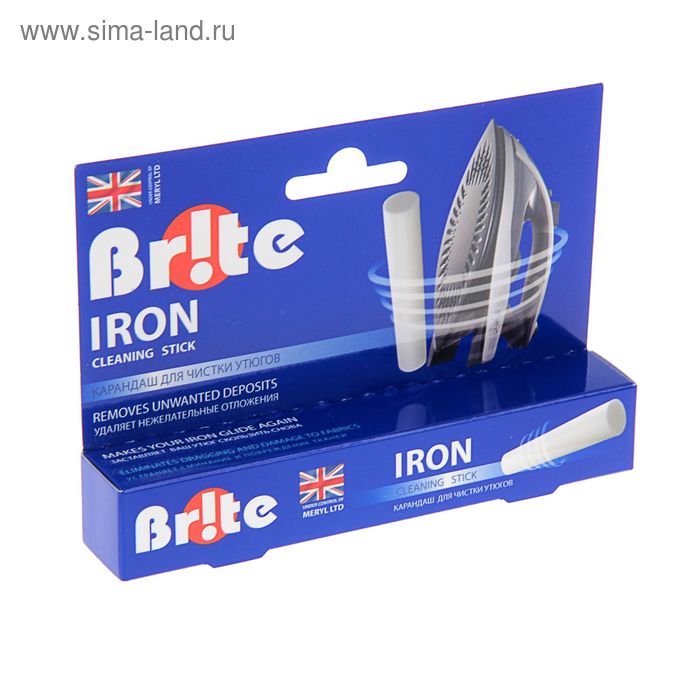 Карандаш для чистки утюгов Br!te
Карандаш для чистки утюгов Br!te