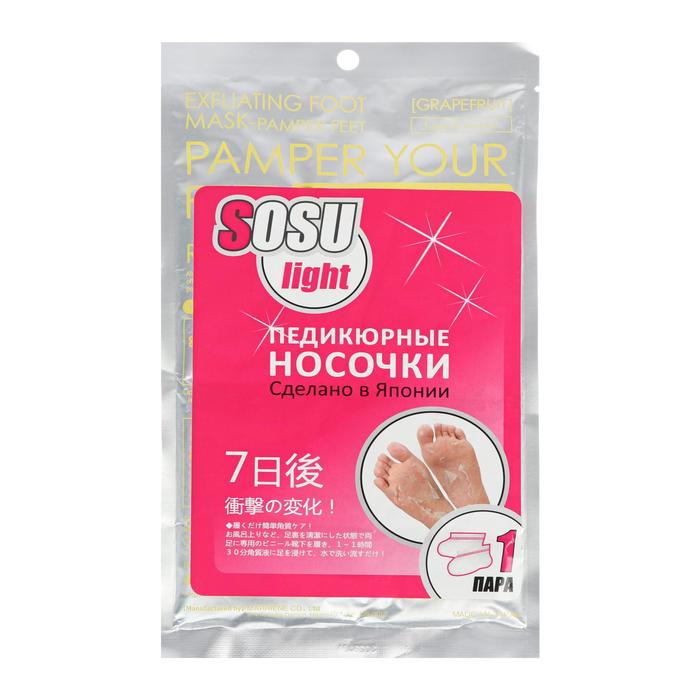 Носочки для педикюра Sosu с ароматом грейпфрута, 1 пара
Носочки для педикюра Sosu с ароматом грейпфрута, 1 пара