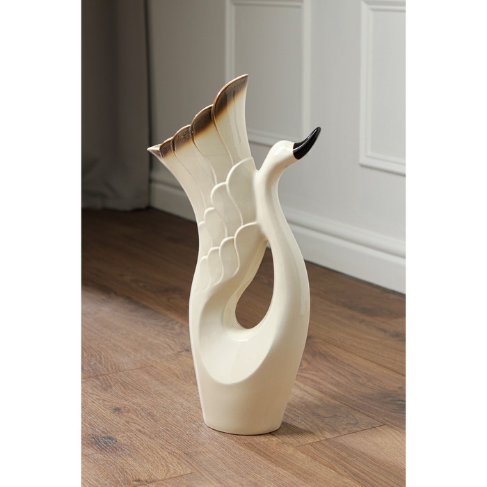 Ваза керамическая "Лебедь", напольная, белая, 51 см, микс
Ваза керамическая "Лебедь", напольная, белая, 51 см, микс
