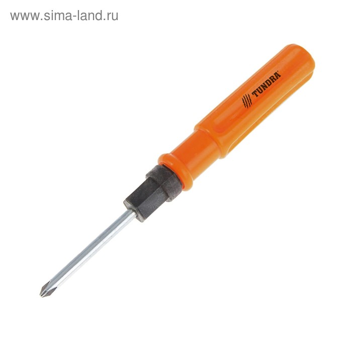 Отвертка 2 в 1 TUNDRA, PH2 и SL6 х 100 мм, пластиковая рукоятка, ОРАНЖЕВАЯ
Отвертка 2 в 1 TUNDRA, PH2 и SL6 х 100 мм, пластиковая рукоятка, ОРАНЖЕВАЯ
