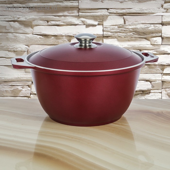 Кастрюля «Бордо», 3 л, 30×24,5×12 см, алюминиевая крышка
Кастрюля «Бордо», 3 л, 30×24,5×12 см, алюминиевая крышка