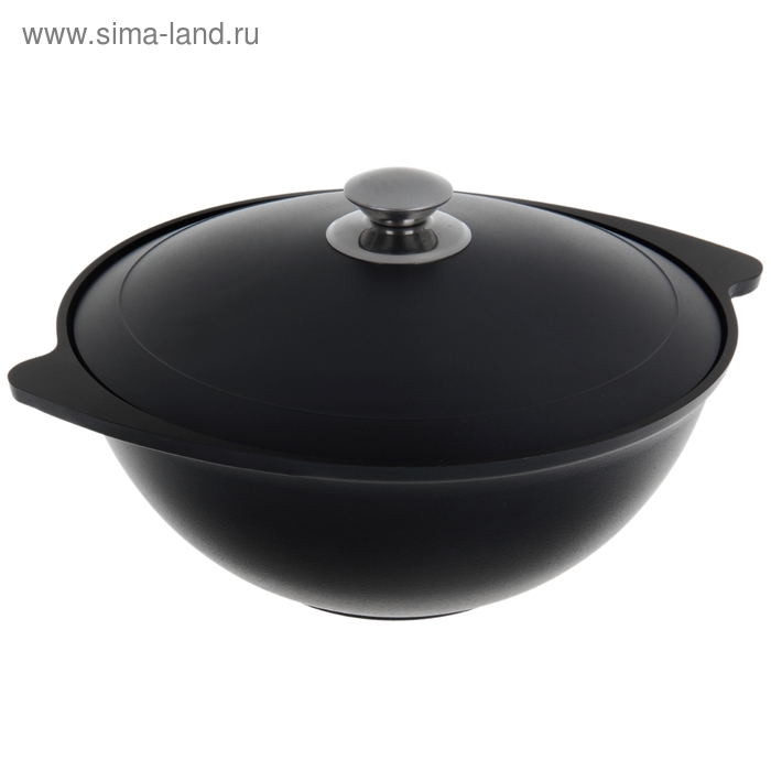 Казан, 3,5 л, металлическая крышка, антипригарное покрытие, цвет чёрный
Казан, 3,5 л, металлическая крышка, антипригарное покрытие, цвет чёрный