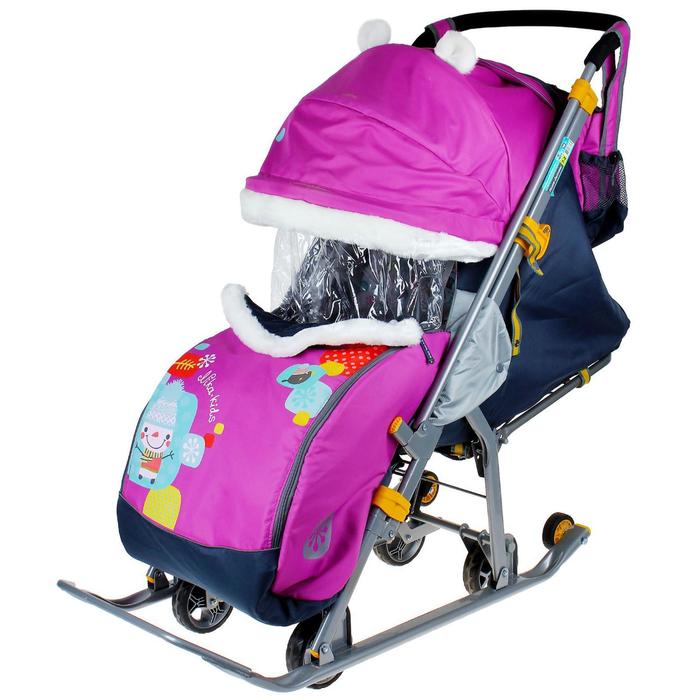 Санки коляска «Ника детям 7-2. Коллаж - снеговик/орхидея» с выдвижными колёсами
Санки коляска «Ника детям 7-2. Коллаж - снеговик/орхидея» с выдвижными колёсами