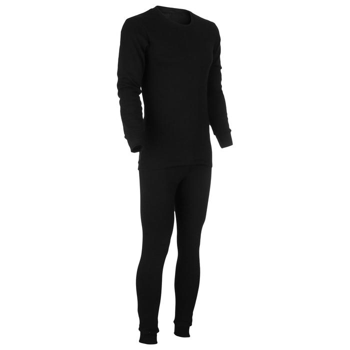 фото Термобелье мужское "сибирь", размер 48-50, цвет чёрный