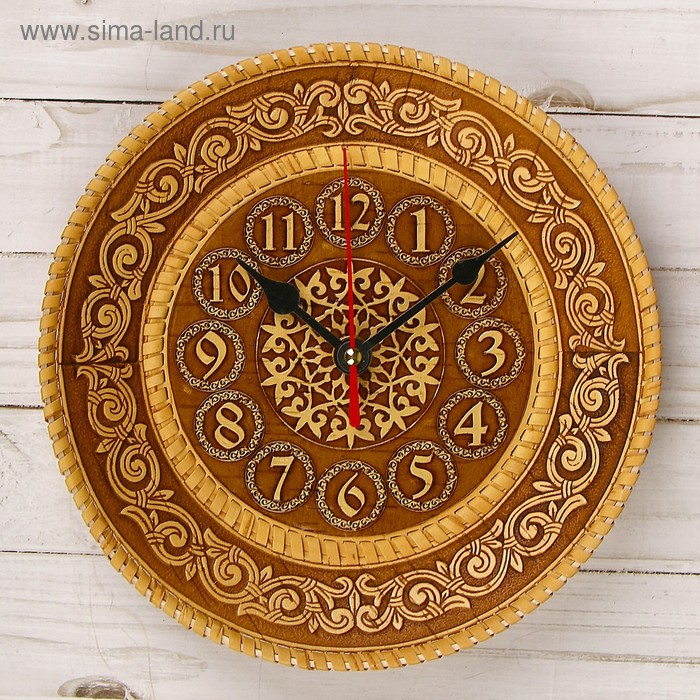 Часы, 21×21 см, береста
Часы, 21×21 см, береста