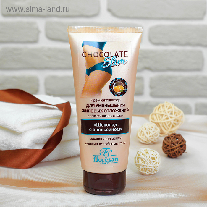 Крем-активатор Floresan Chocolate Slim для уменьшения жировых отложений в области живота и талии, 200 мл 
Крем-активатор Floresan Chocolate Slim для уменьшения жировых отложений в области живота и талии, 200 мл