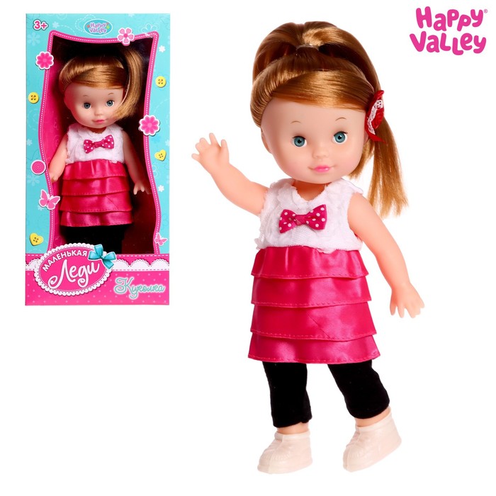 фото Кукла классическая «маленькая леди» в платье с аксессуарами, микс happy valley