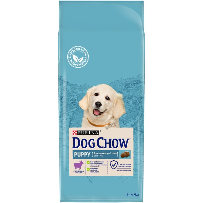 Сухой корм DOG CHOW PUPPY для щенков, ягненок, 14 кг
Сухой корм DOG CHOW PUPPY для щенков, ягненок, 14 кг