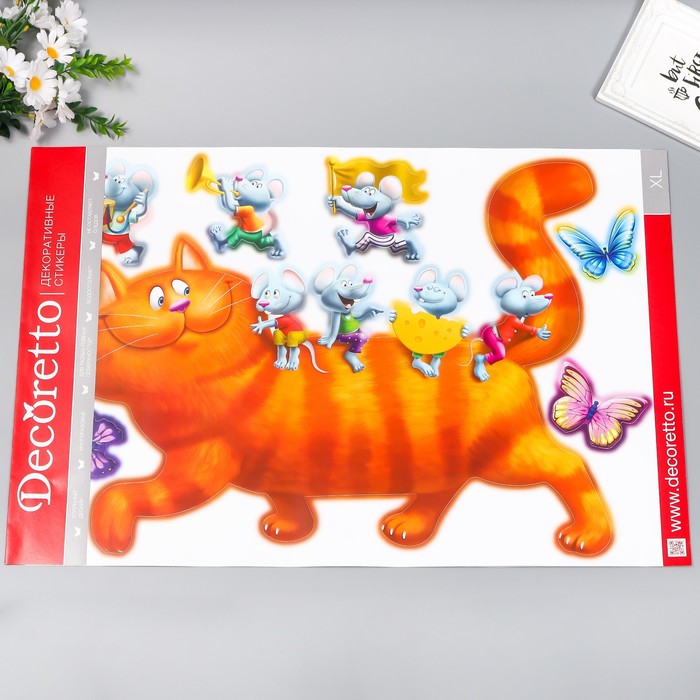 Наклейки Decoretto "Кошки-мышки" 50х70 см
Наклейки Decoretto "Кошки-мышки" 50х70 см