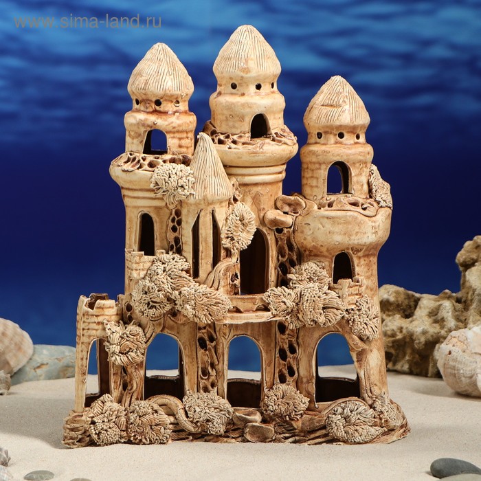 Декорация для аквариума "Многоэтажный замок", 14 х 26 х 25 см
Декорация для аквариума "Многоэтажный замок", 14 х 26 х 25 см