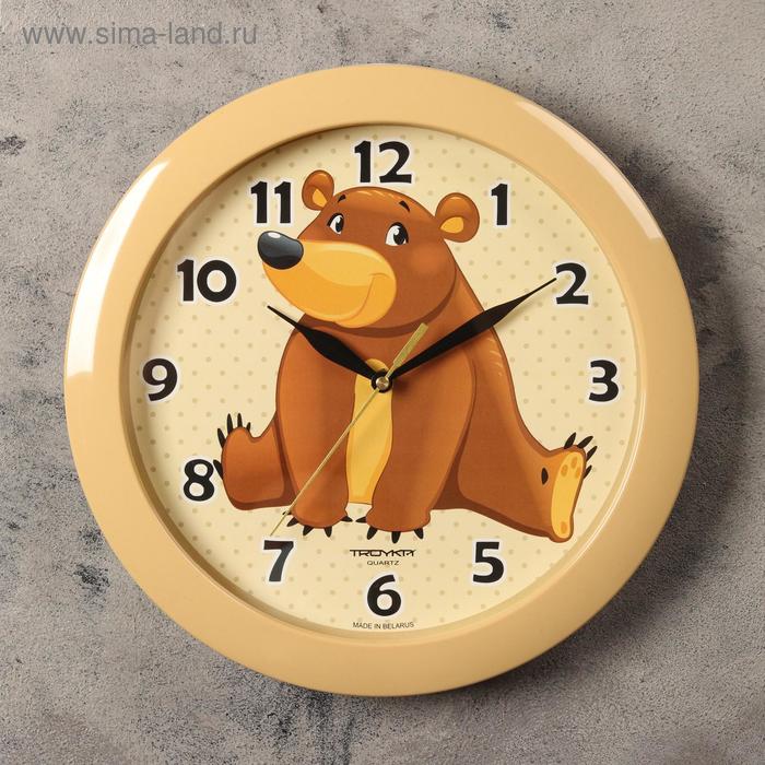 Часы настенные, серия: Детские, "Мишка косолапый", плавный ход, d-29 см
Часы настенные, серия: Детские, "Мишка косолапый", плавный ход, d-29 см
