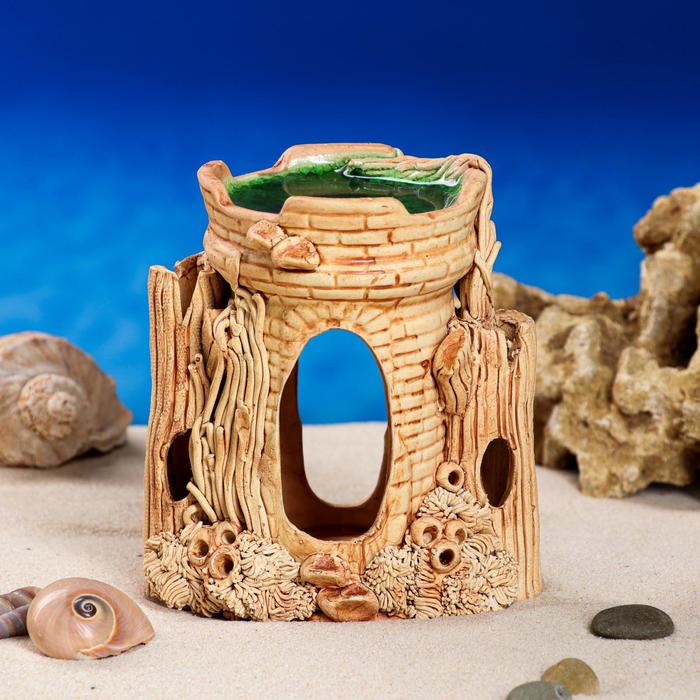 Декорация для аквариума "Подводная башня", 10х13х14 см
Декорация для аквариума "Подводная башня", 10х13х14 см