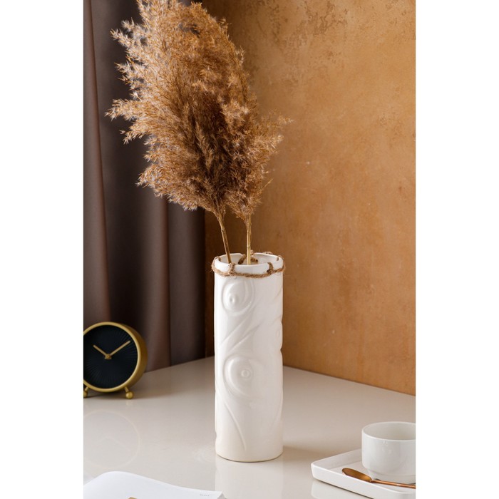 Ваза керамическая "Марго", настольная, белая, 28 см
Ваза керамическая "Марго", настольная, белая, 28 см