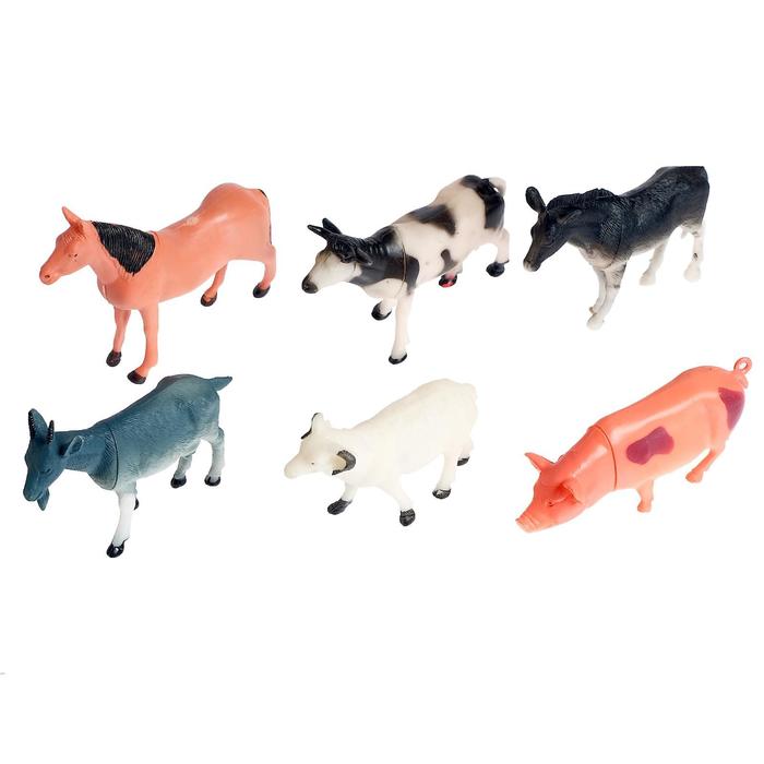 Набор животных «Домашние животные», 6 фигурок
Набор животных «Домашние животные», 6 фигурок