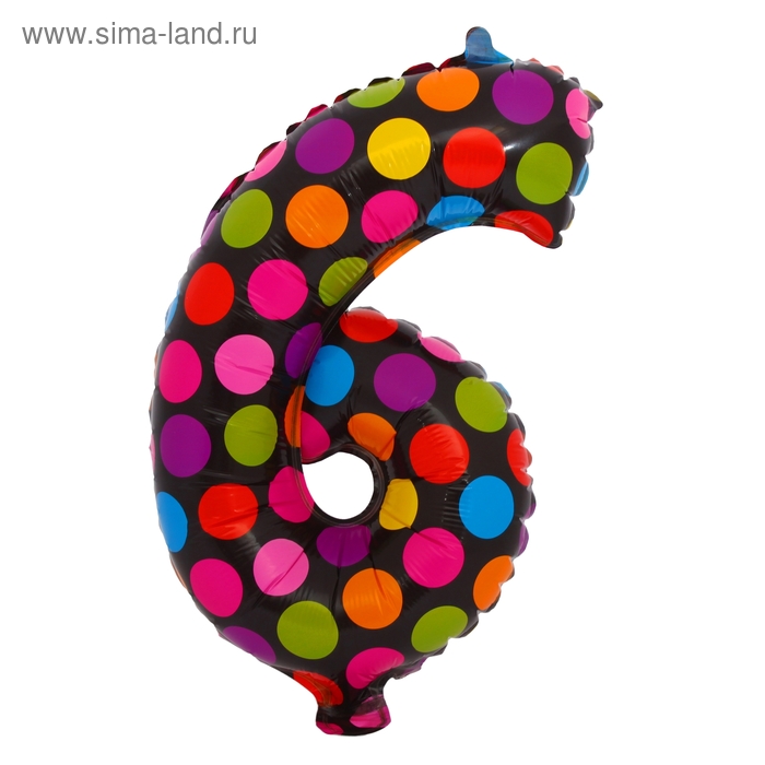 Шар полиэтиленовый 18" «Цифра 6», горох
Шар полиэтиленовый 18" «Цифра 6», горох