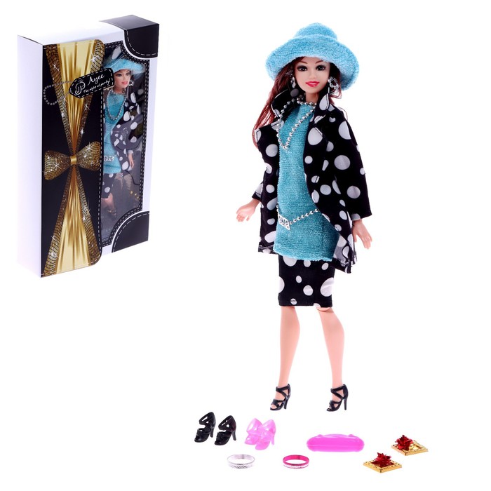 Кукла-модель шарнирная «Топ-модель» с аксессуарами, МИКС
Кукла-модель шарнирная «Топ-модель» с аксессуарами, МИКС