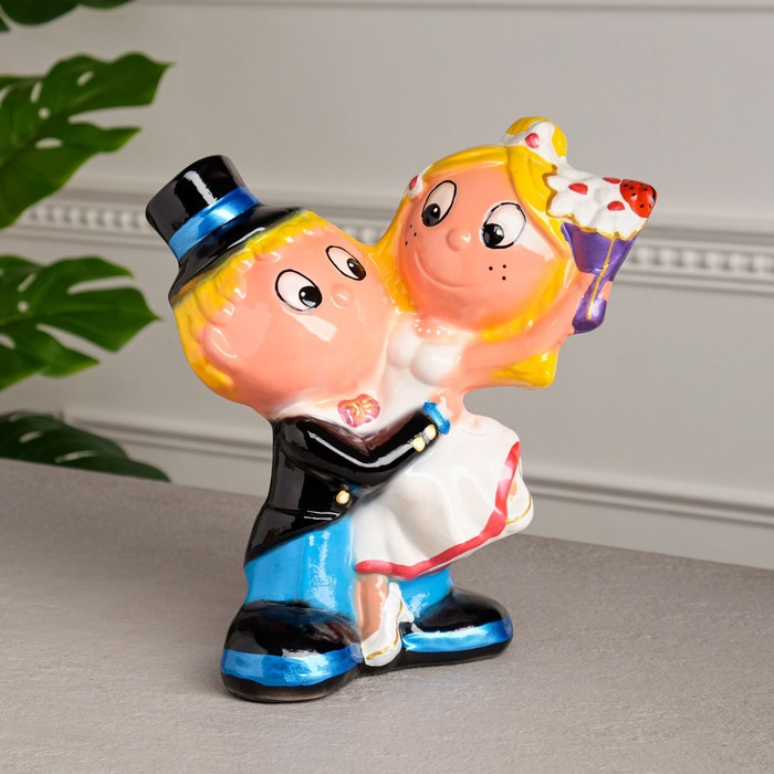 Копилка "Жених и невеста", разноцветная, глянец, керамика, 30 см
Копилка "Жених и невеста", разноцветная, глянец, керамика, 30 см