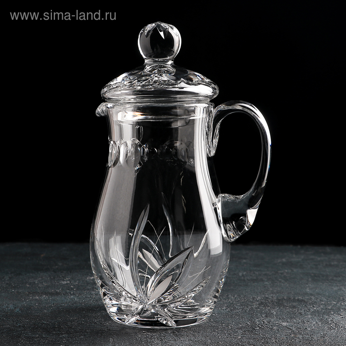 Кувшин с крышкой «Цветок», 1 л 
Кувшин с крышкой «Цветок», 1 л