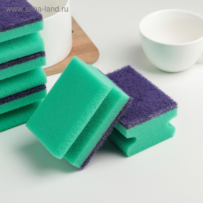 Набор губок кухонных «Хэнди», 9,4×7×4,7 см, 5 шт, цвет МИКС
Набор губок кухонных «Хэнди», 9,4×7×4,7 см, 5 шт, цвет МИКС