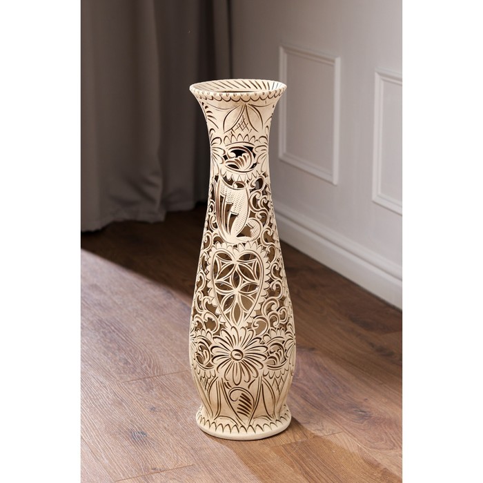 Ваза керамическая "Глория", напольная, бежевая, сквозная резка, 68 см, микс
Ваза керамическая "Глория", напольная, бежевая, сквозная резка, 68 см, микс