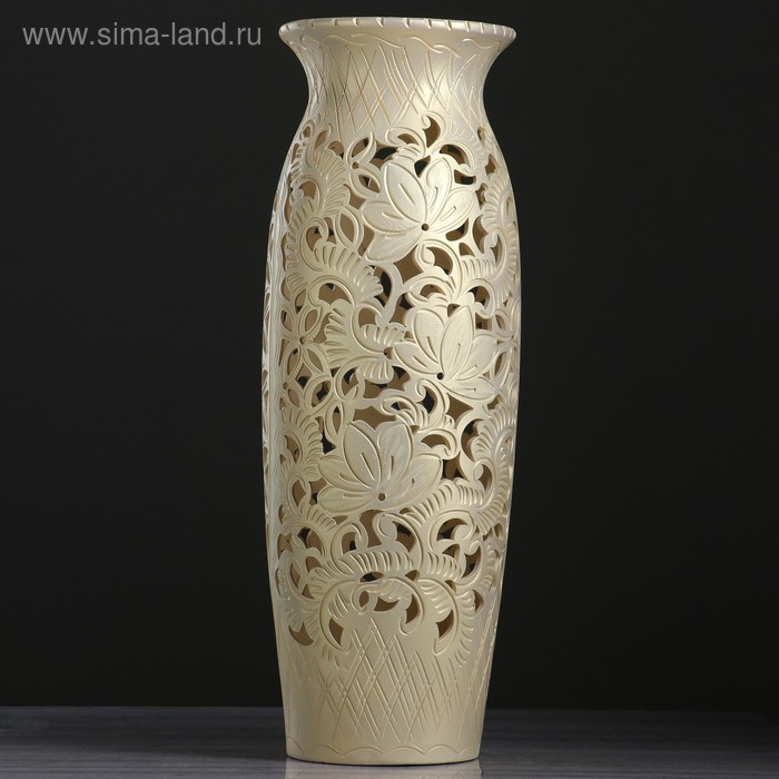 Ваза керамика напольная "Луиза", резка, слоновая кость, 68 см, микс
Ваза керамика напольная "Луиза", резка, слоновая кость, 68 см, микс