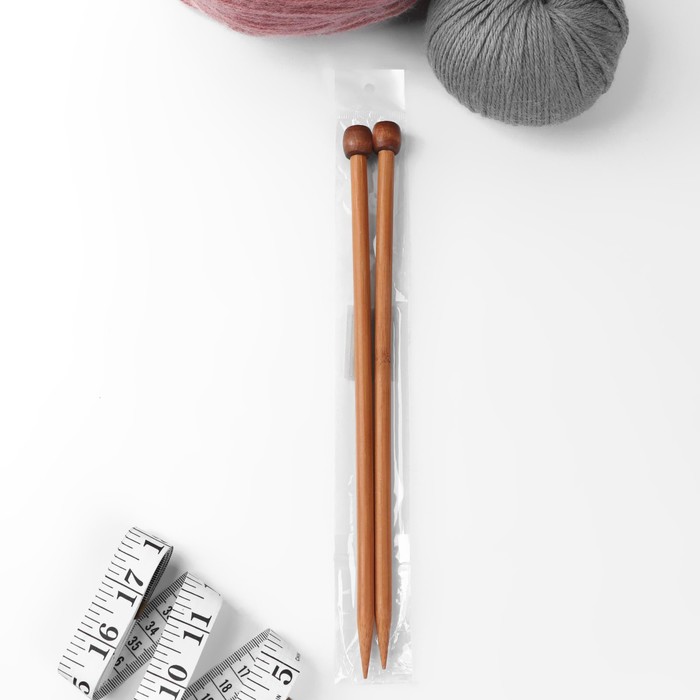 Спицы для вязания, прямые, d = 8 мм, 25 см, 2 шт
Спицы для вязания, прямые, d = 8 мм, 25 см, 2 шт