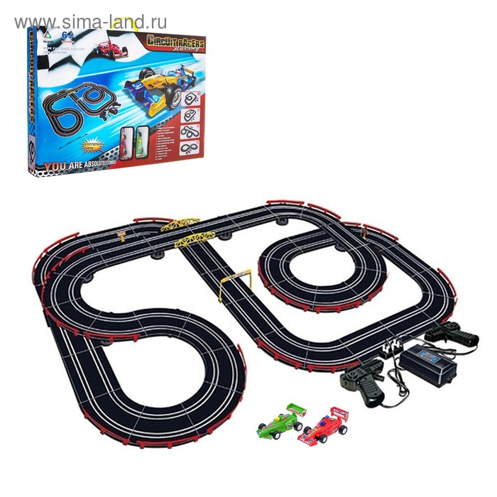Автотрек «Супер гонки», с 2 машинами, управление от дистанционного пульта
Автотрек «Супер гонки», с 2 машинами, управление от дистанционного пульта