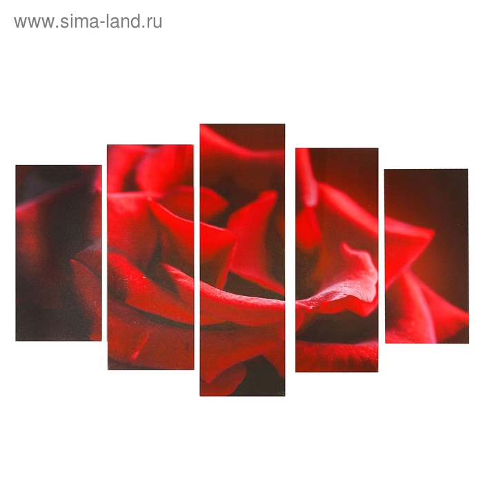 Картина модульная на подрамнике "Алая роза" 2-25х52, 2-25х66,5, 1-25х80, 80*140 см
Картина модульная на подрамнике "Алая роза" 2-25х52, 2-25х66,5, 1-25х80, 80*140 см