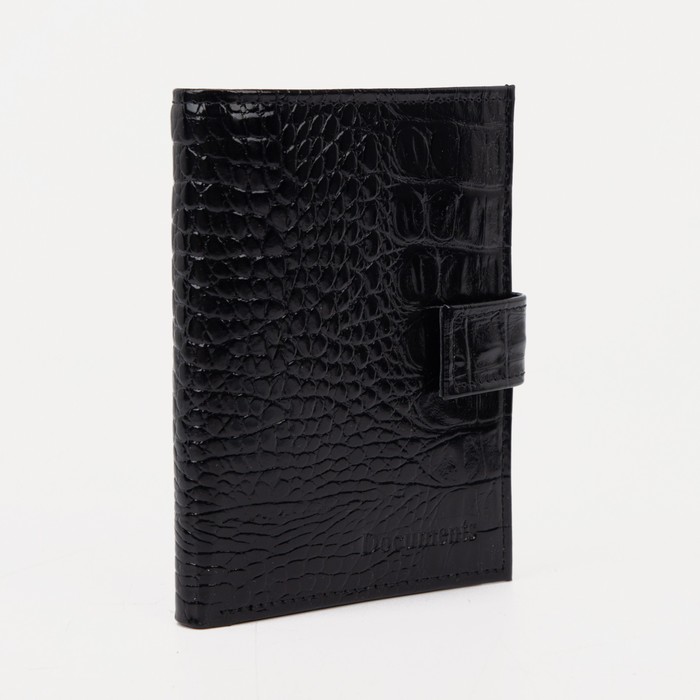 Портмоне на кнопке, цвет чёрный
Портмоне на кнопке, цвет чёрный